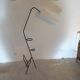 Floor lamp plant holder metal 50s