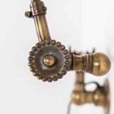 Early brass dugdills wall lamp