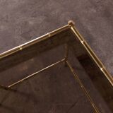 2 brass nest of tables, maison jansen
