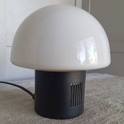 Lampe champignon verre et métal années 60