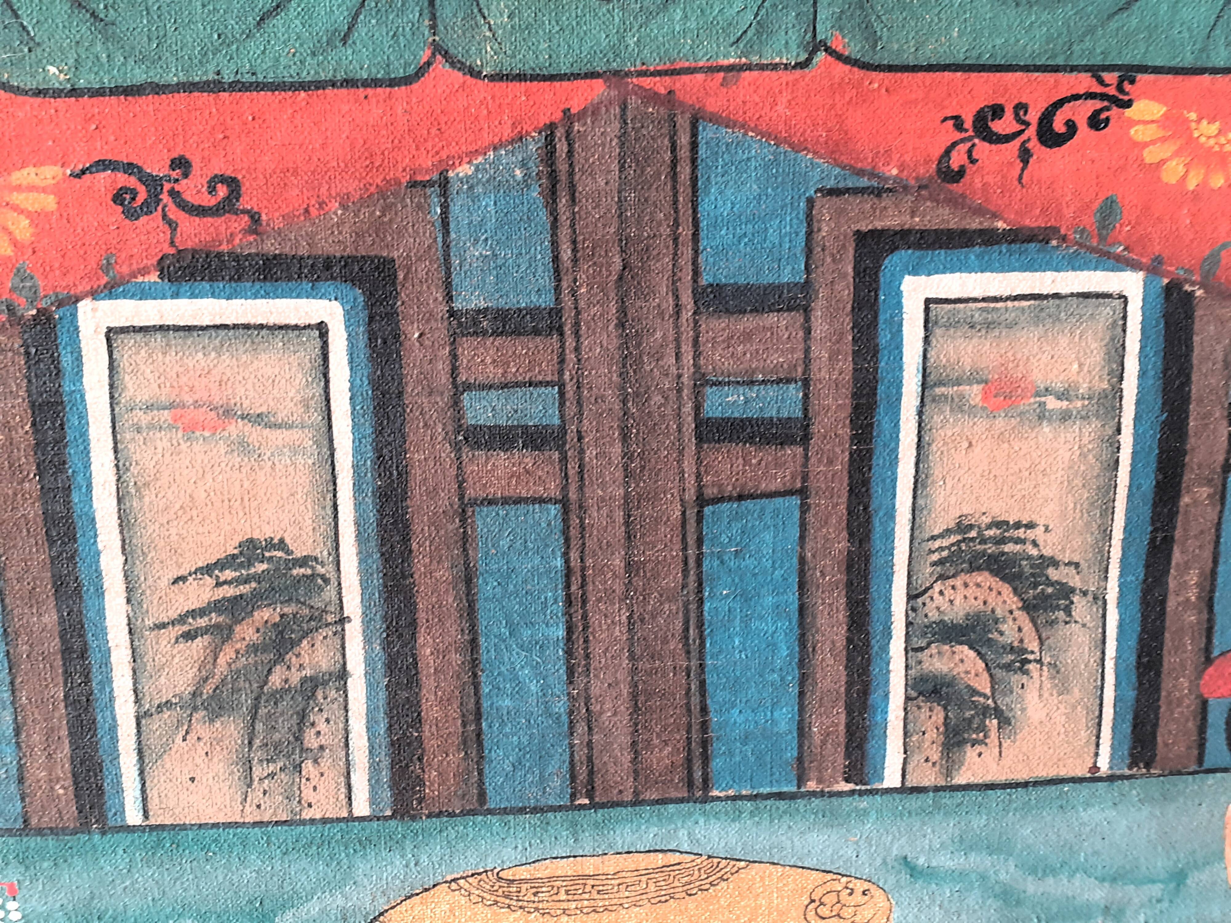 Painting, portrait of Chinese ancestors