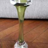 Swedish blown glass soliflore vase