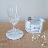 Vintage marble coasters