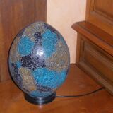 Mosaic egg lamp