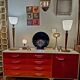 Murano glass, vintage 70s table lamp