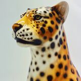 Leopard Statue Ceramic