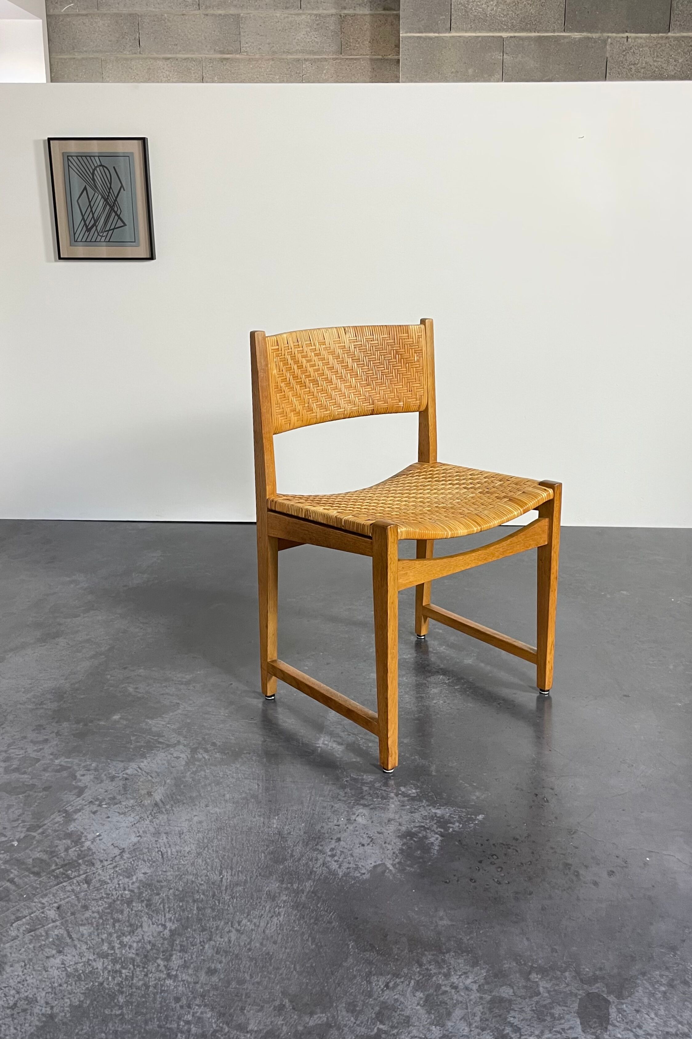 Set of four Danish dining chairs by Hvidt & Molgaard