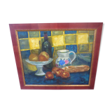 Still life oil signed
