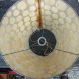 Resin lampshades and vintage mother-of-pearl lozenges