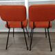 Paire de chaises C57 par Paul Geoffroy édition Airborne