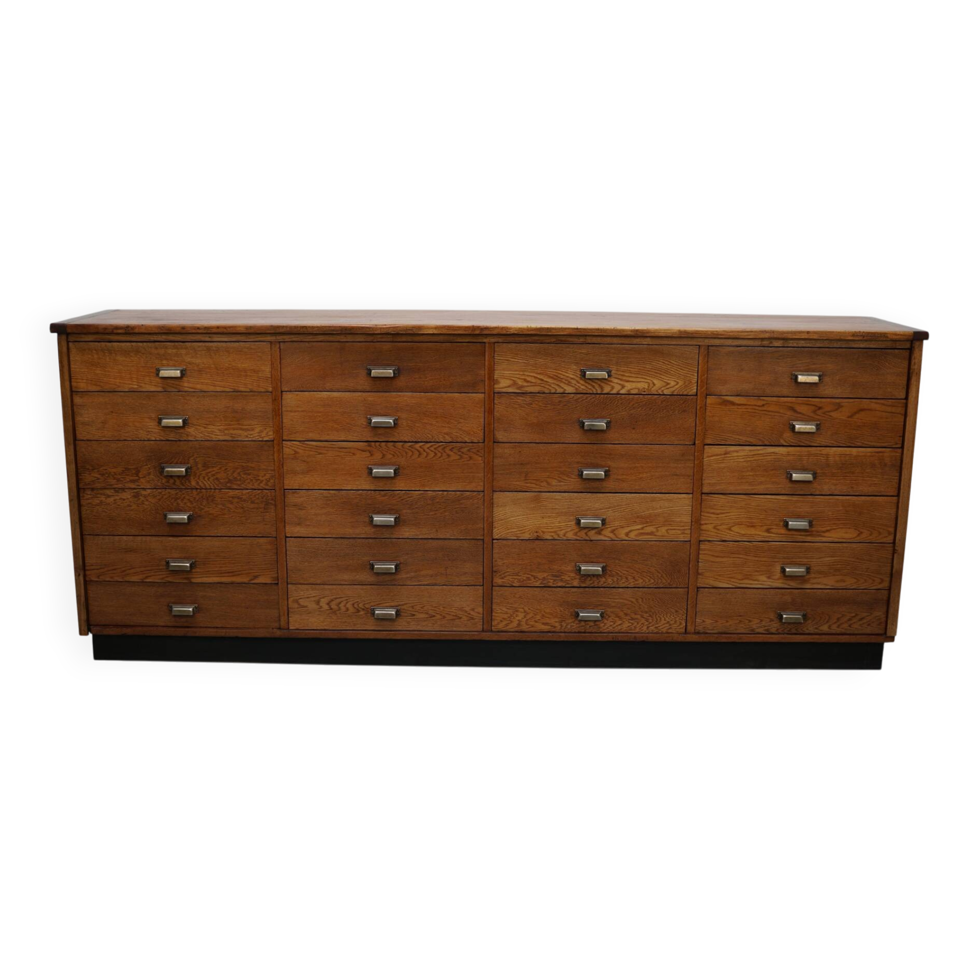 Dutch Oak Apothecary / Filing Cabinet or Sideboard, 1950s