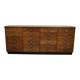 Dutch Oak Apothecary / Filing Cabinet or Sideboard, 1950s