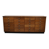 Dutch Oak Apothecary / Filing Cabinet or Sideboard, 1950s