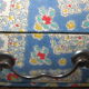Sewing box jewelry storage fabric to motis