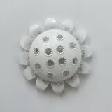 Emil Stejnar wall lamp with flower crystals, 1950s Vienna