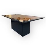 Italian Burl Dinning Table by Miniforms, 1970s