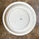 Shallow round plate Lunéville in blue ironstone, "Tulip" service.