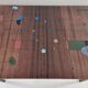 Table vintage en frêne, années 1960