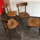 Suite de 4 chaises de bistrot Thonet, années 1960