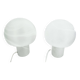 Pair of mushroom table lamps by Peil & Putzler, 1970s