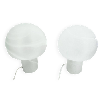 Paire de lampes de table champignons par Peil & Putzler, années 1970