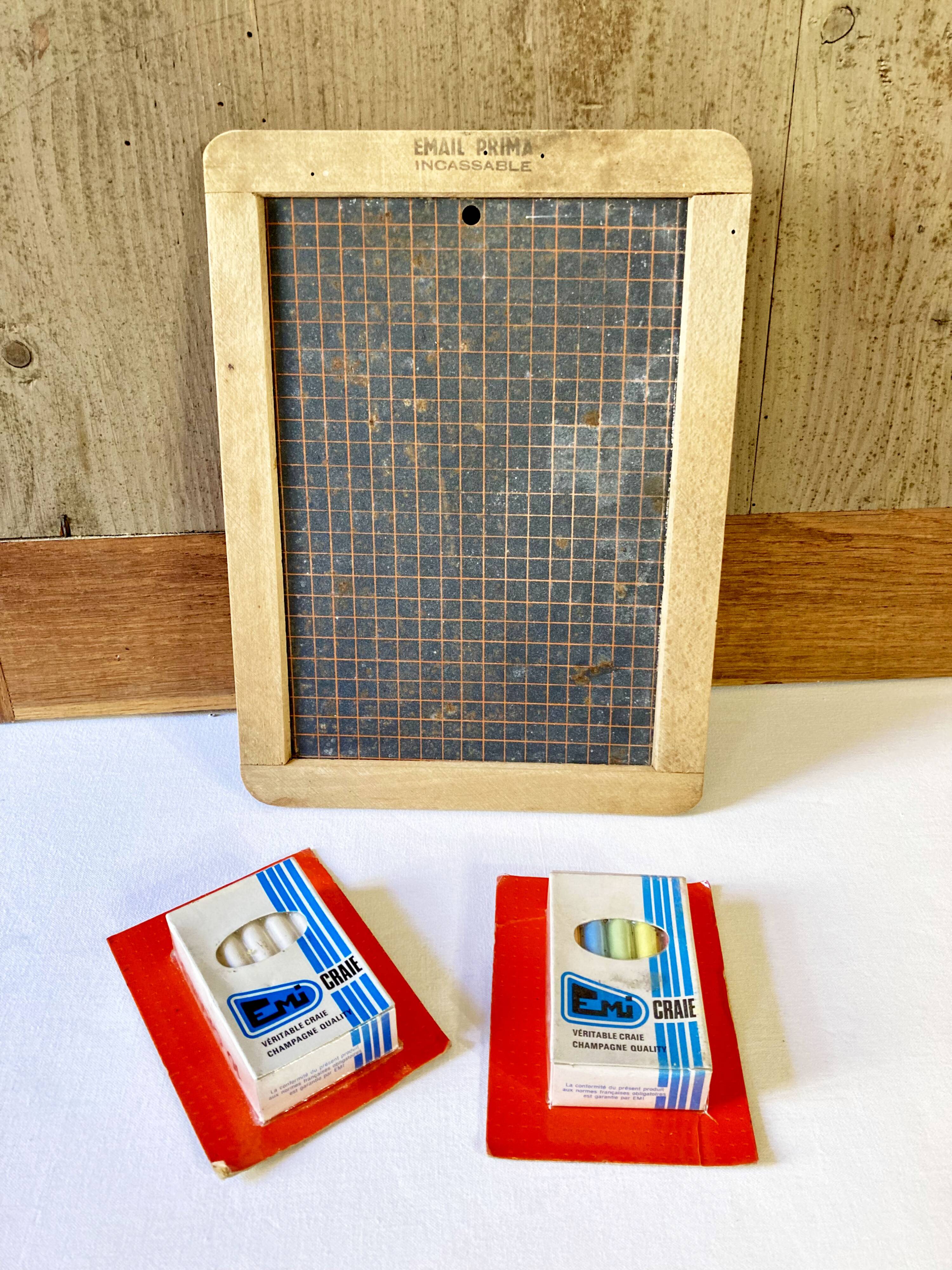 Old school slate + chalks