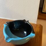 Cendrier bicolore en céramique