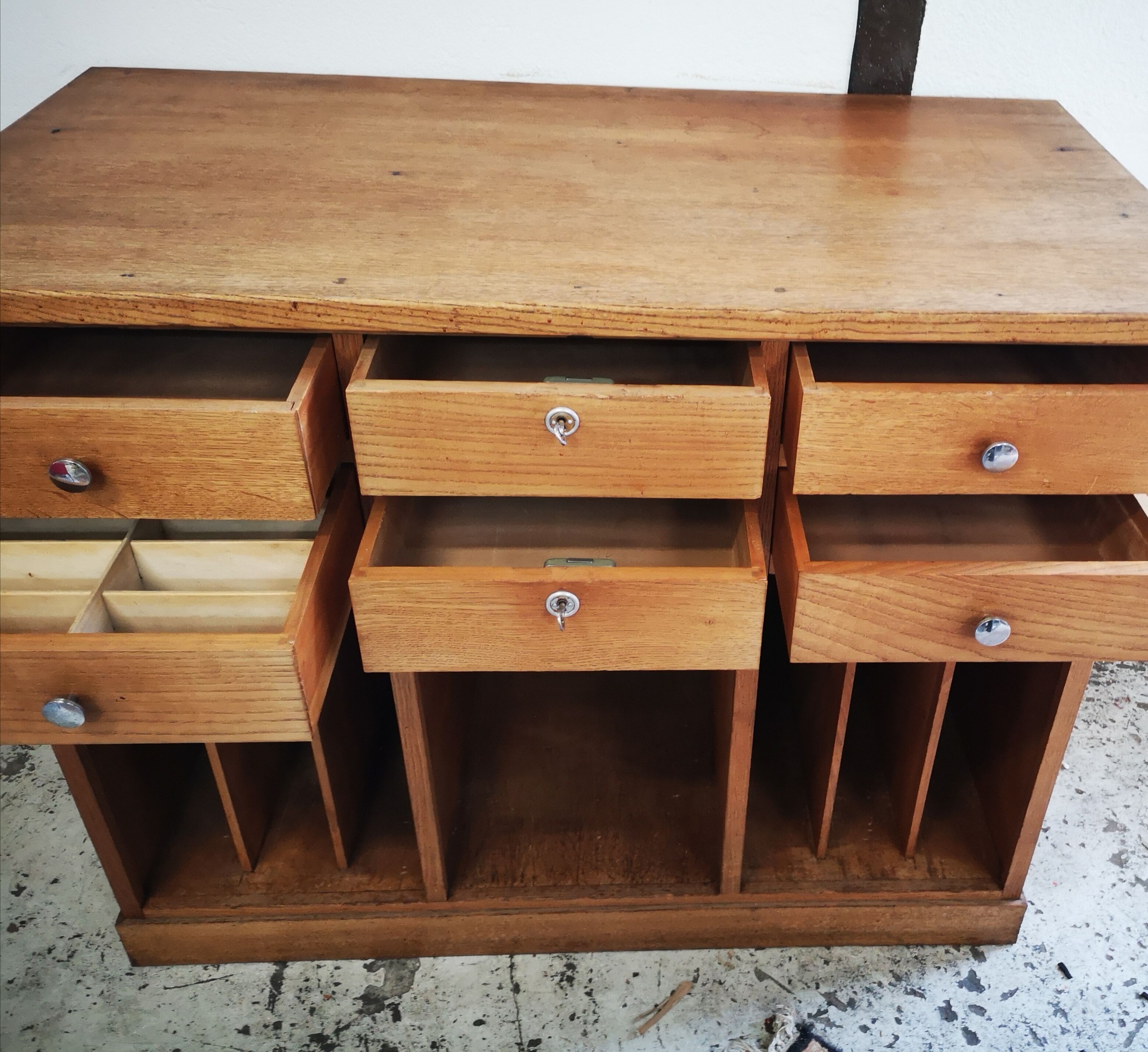 School business furniture counter