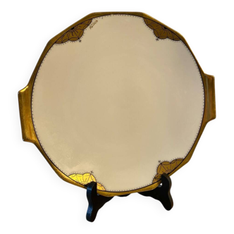 Limoges porcelain dish signed