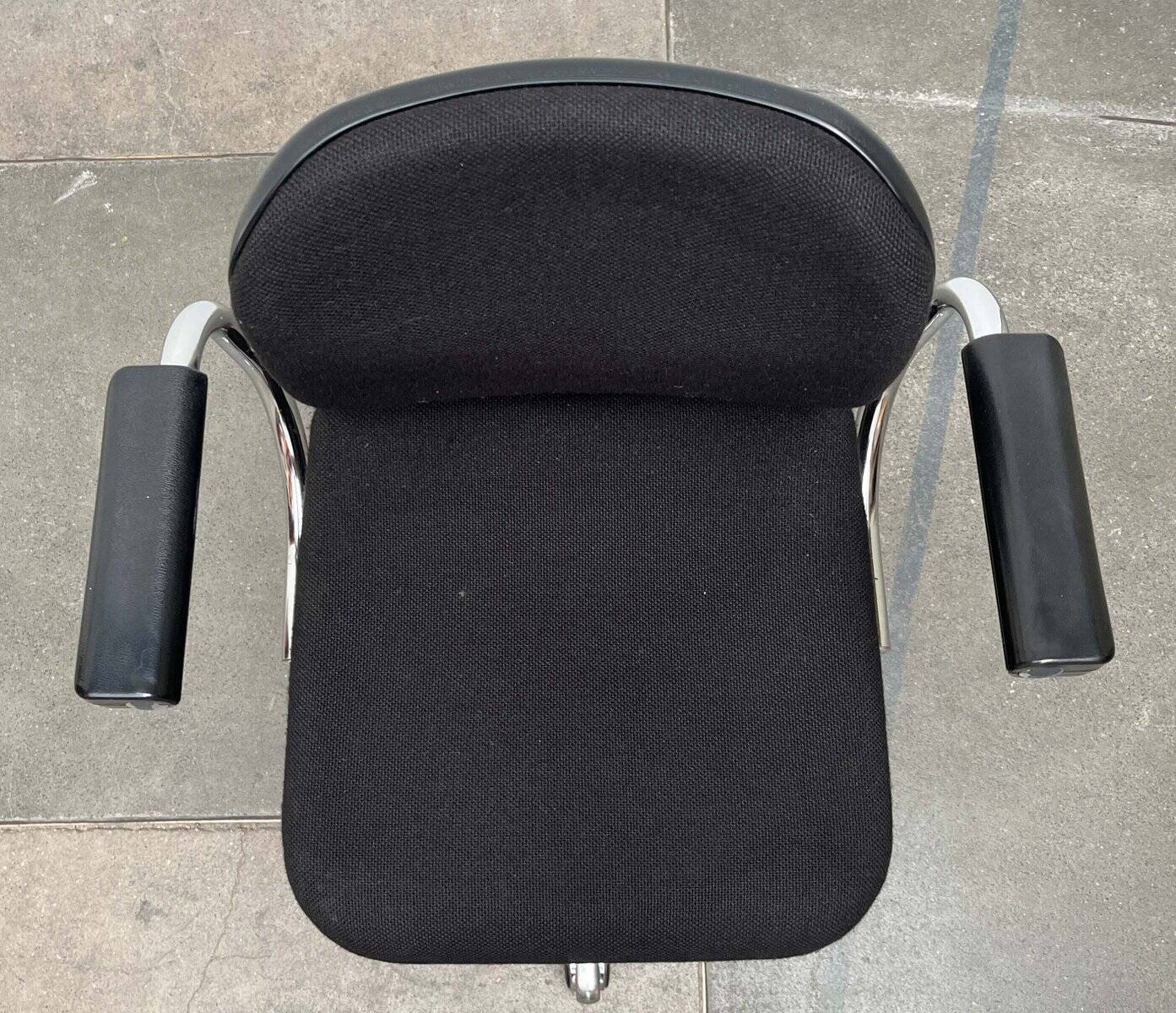 Vintage swivel office chair German model Eurochair 5600 by Fritz Makiol for Girsberger, 1970s.