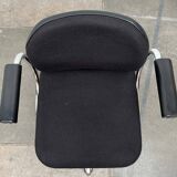 Vintage swivel office chair German model Eurochair 5600 by Fritz Makiol for Girsberger, 1970s.