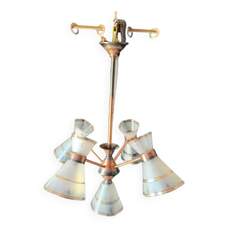 Antique 6-light chandelier