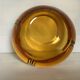 Large empty pocket ashtray thick glass