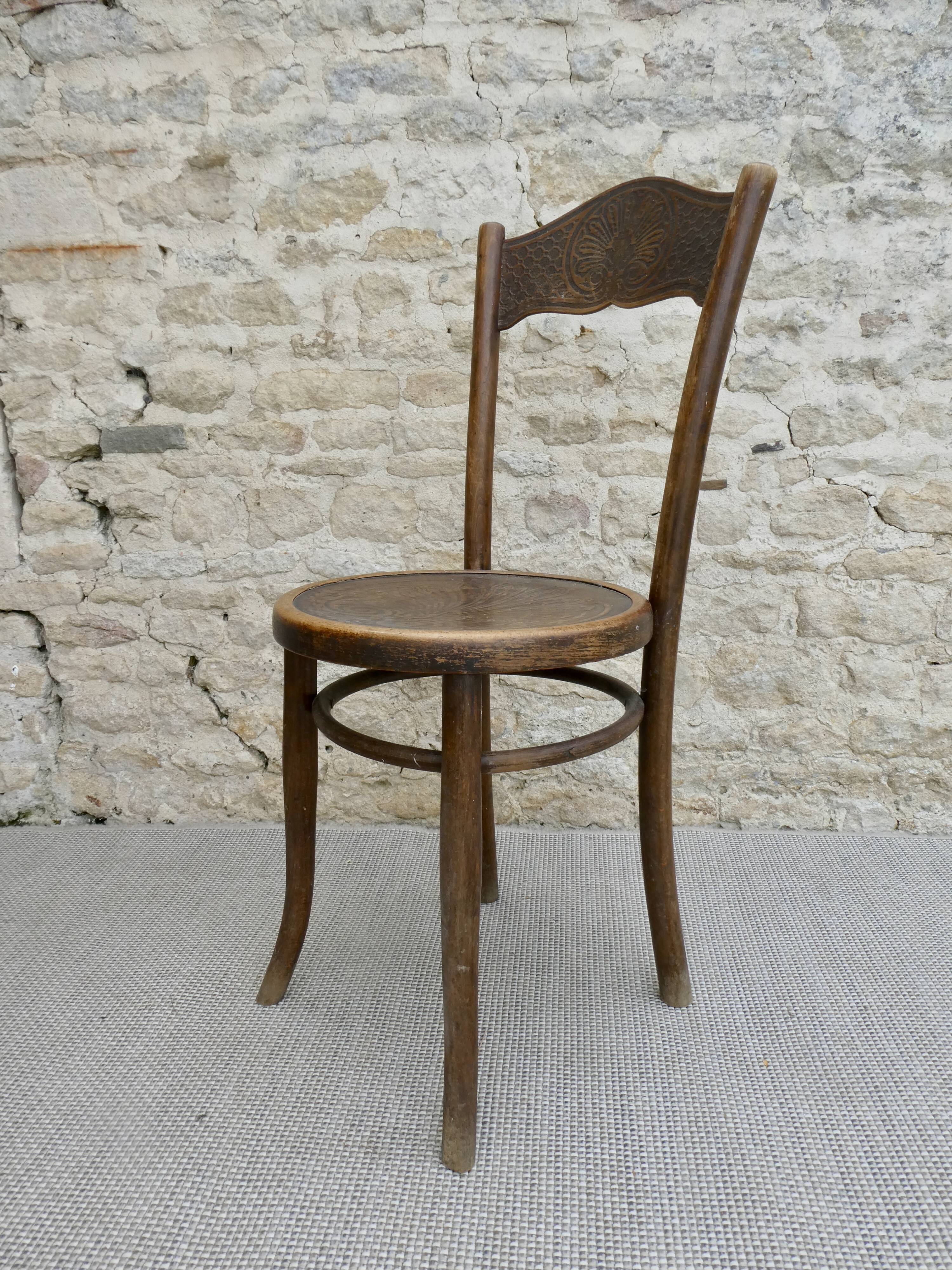 Chaise de bistrot Mundus Vienne Austria, vers 1900