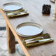 Large farmhouse table - solid oak - drawer