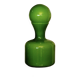 Carafe vintage scandinave en verre souflé 1970