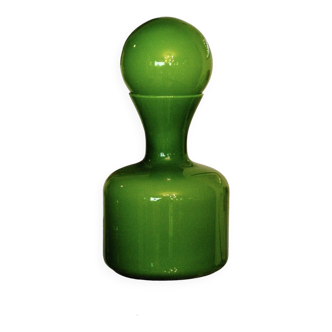 Vintage scandinavian blown glass carafe 1970