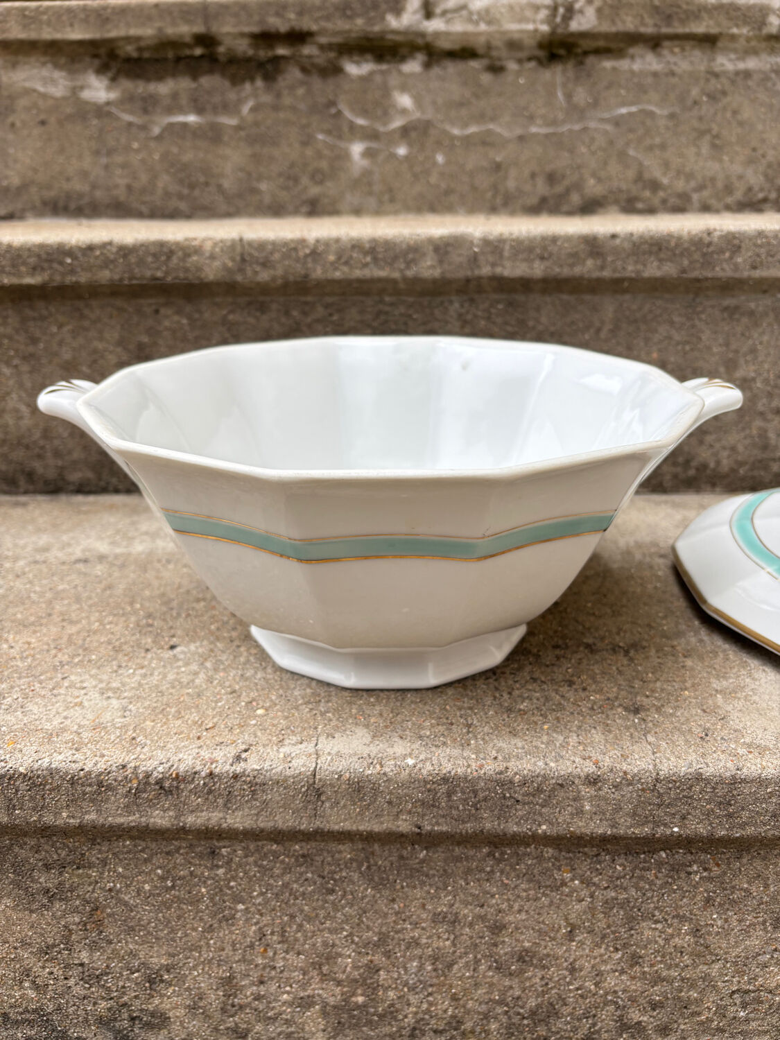 Art Deco Soup Tureen / Vegetable Dish – UML France Limoges – 1930s