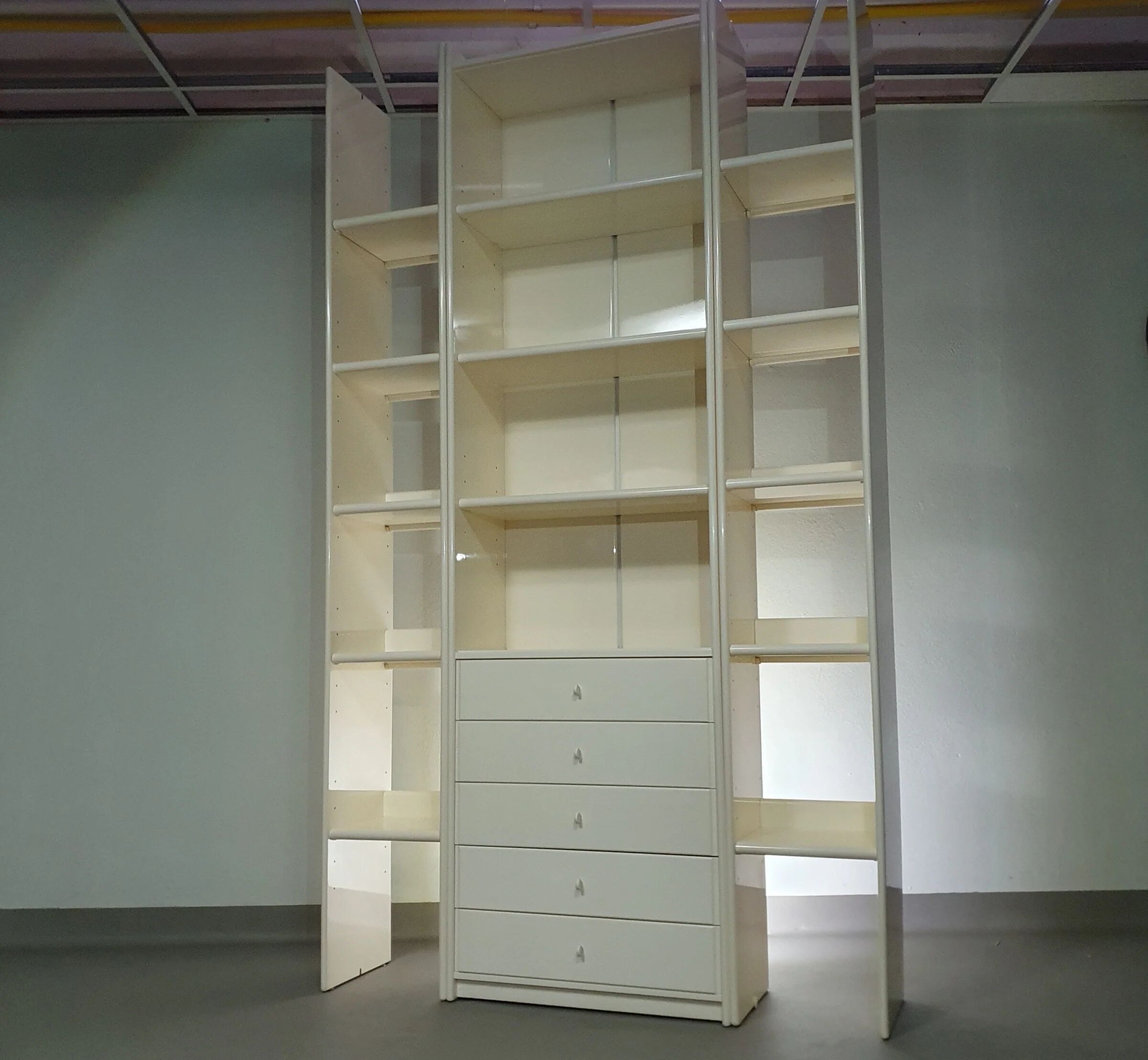 Italian "Olinto" bookcase / room divider by Kazuhide Takahama for B&B