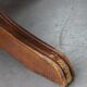 Red Cowhide Leather Chesterfield Office Chair in English Style