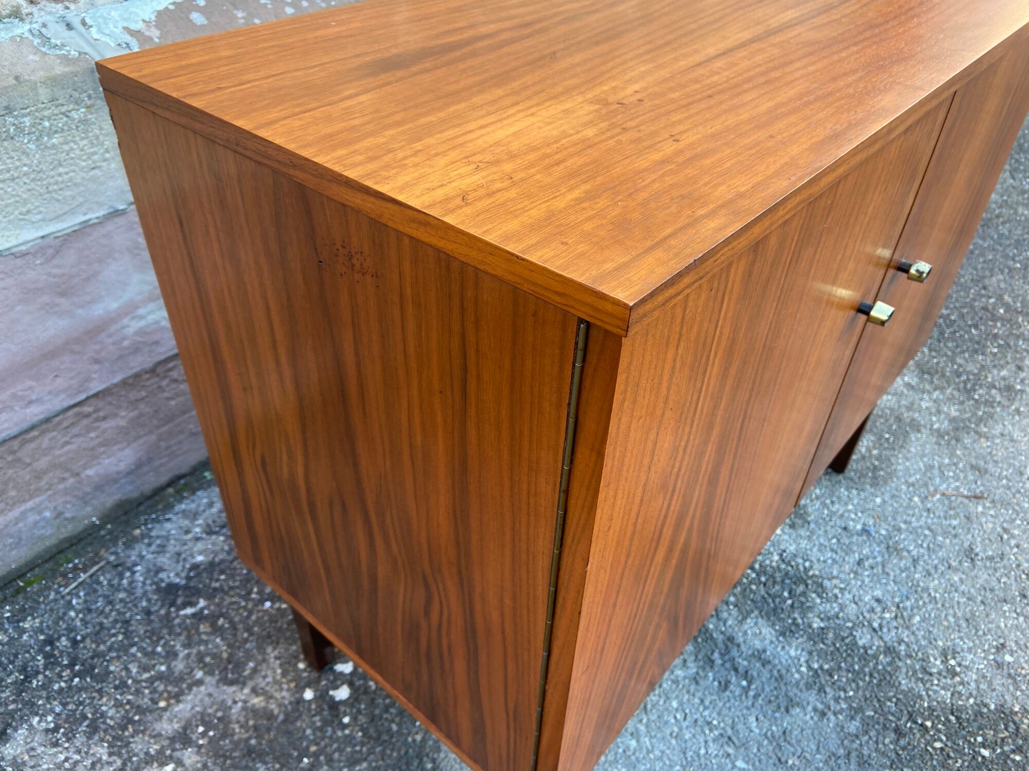 TV cabinet chest of drawers midcentury design 1960