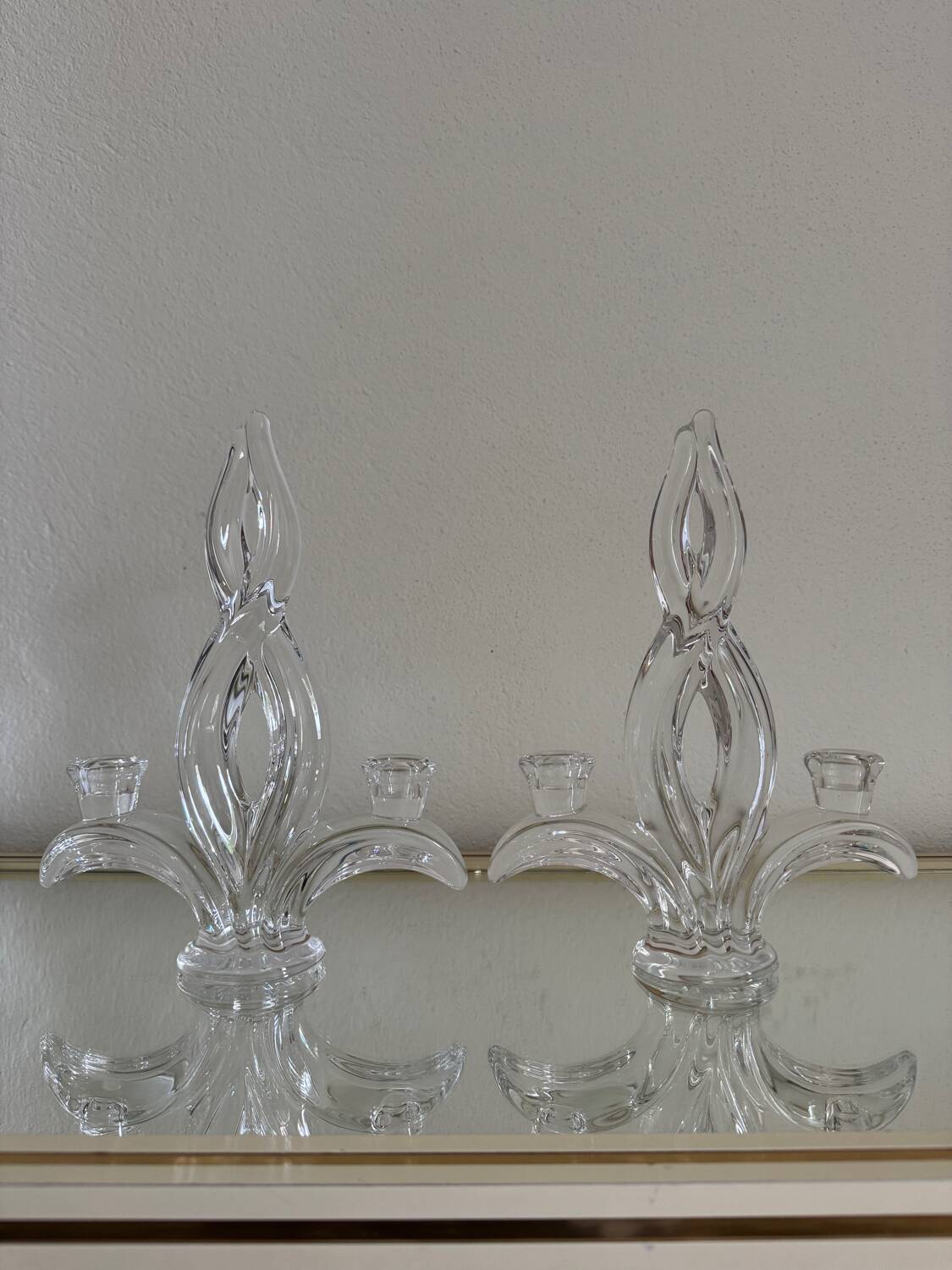 Chandeliers cristal Vannes années 60