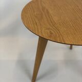 Lalinde model round coffee table in oak