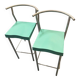 Set of 2 High Globe bar stools H.65cm Starck for Kartell