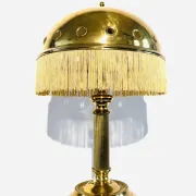 Lampe de table en laiton en forme de champignon par Sölken Leuchten, Allemagne, vers les années 1960.