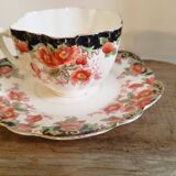 Tasse et sous tasse porcelaine Anglaise