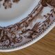 6 assiettes à dessert en opaline