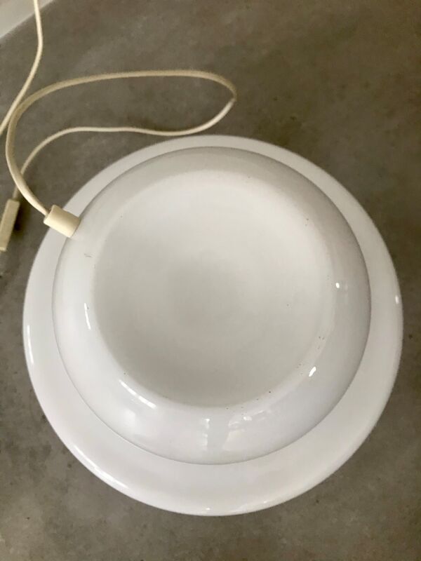 Lampe champignon en verre