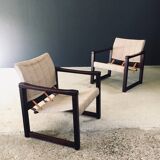 Diana Safari Lounge Chairs attributed to Karin Mobring for Ikea, 1970s, Set of 2