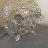 1950s crystal fruit bowl